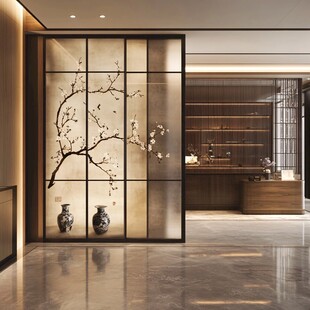 中式屏风装点雅致空间