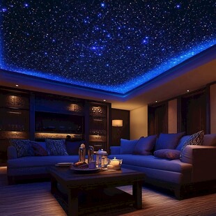 梦幻星空主题客厅设计