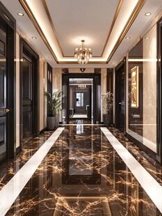 奢华大理石走廊室内设计