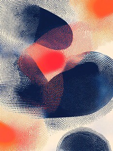 抽象半调图案艺术背景图