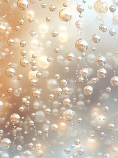 梦幻珍珠气泡背景图