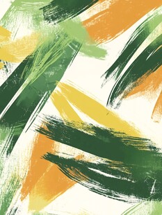 多彩笔触抽象艺术背景图
