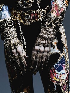 华丽装饰手部特写时尚造型