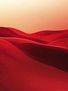 红色沙丘景观 壮丽迷人