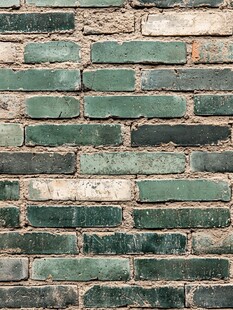 复古青砖墙纹理特写