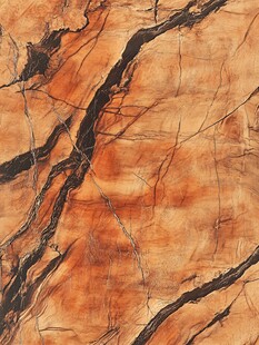 橙棕大理石纹理背景图