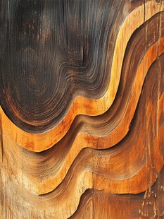 木纹艺术 流动的自然纹理
