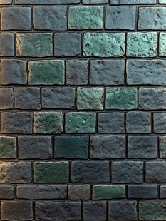 复古青色砖块墙面纹理