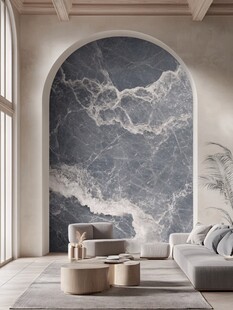 现代简约大理石客厅背景墙