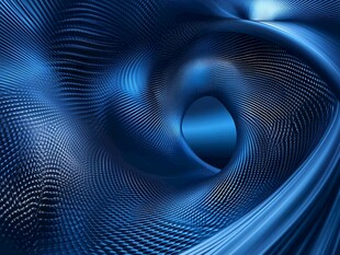蓝色动感科技风漩涡背景