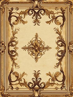 欧式古典花纹装饰图案