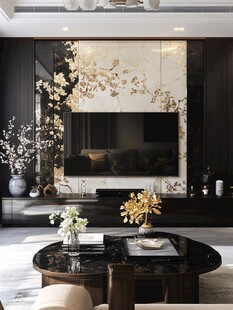 中式奢华客厅装饰美学