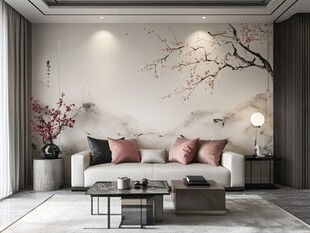 新中式雅致客厅温馨一角