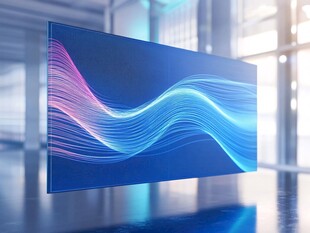 科技感悬浮动态屏幕展示