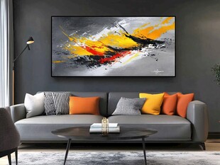 现代简约客厅抽象艺术挂画