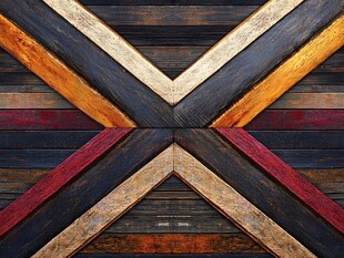 多彩交错木纹背景图案