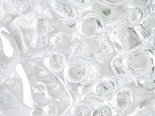 晶莹剔透的水泡纹理