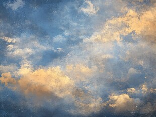 梦幻天空中的绚烂云彩