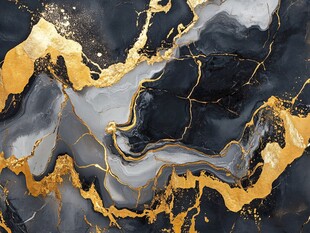 黑金大理石纹理艺术图案