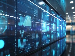 科技感十足的数据监控大屏