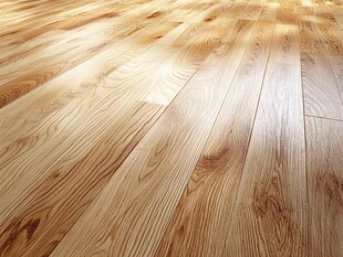 浅色实木木地板纹理特写