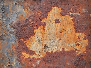 斑驳锈蚀的金属表面纹理