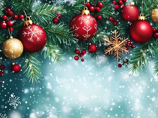 圣诞装饰营造节日氛围