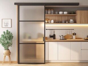 现代简约风开放式厨房一角