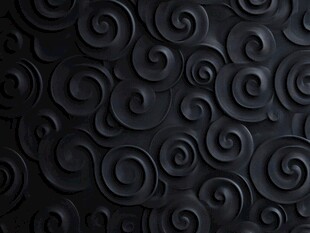 黑色旋涡纹理背景图案