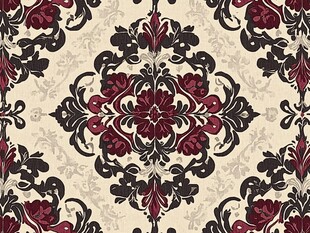 复古华丽花卉图案纹理