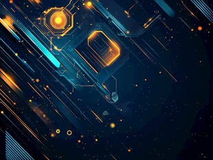 科技感十足的未来数字场景