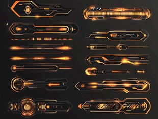 未来感炫酷科技元素集合