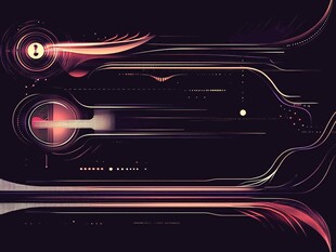 未来感科技线条抽象背景图