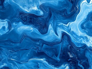 蓝色流体抽象艺术纹理