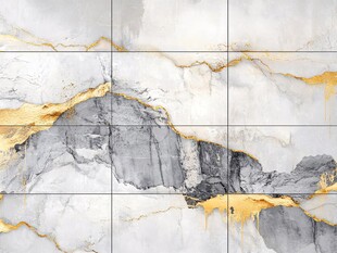 金纹山水大理石瓷砖图案