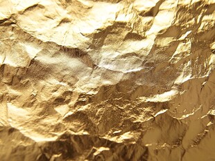 金色褶皱金属质感纹理