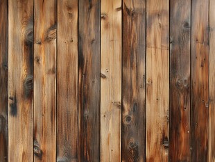 复古木质纹理墙面特写