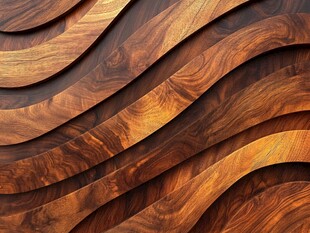 木质波浪纹理装饰背景