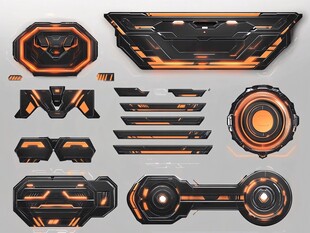 未来感科技UI元素集合