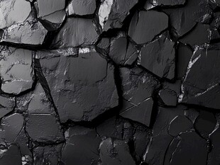 黑色岩石纹理背景