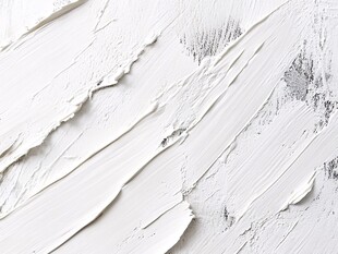 白色纹理墙面质感特写