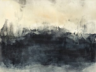 水墨意境抽象风景图