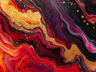 绚丽流体艺术纹理图案