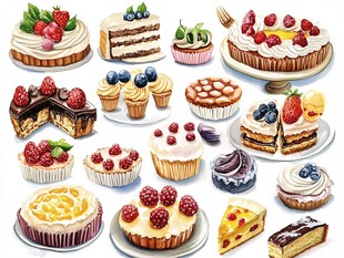 缤纷美味甜点大集合