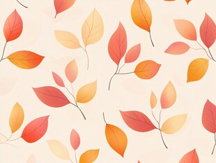 秋季落叶图案背景图