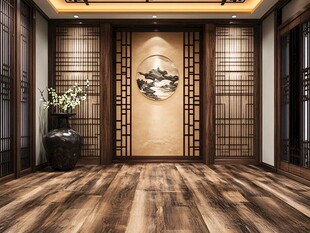 中式典雅玄关空间设计