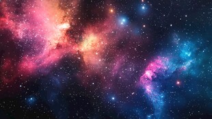 梦幻绚丽的浩瀚星空