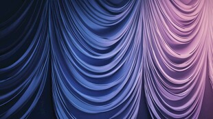 梦幻渐变褶皱幕布背景