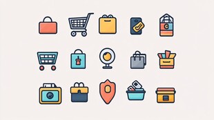 购物相关图标集合