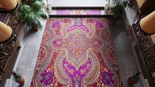 绚丽佩斯利花纹室内地毯